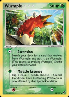 Deoxys Wurmple #82 card