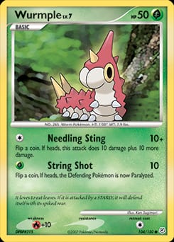 Diamond & Pearl Wurmple #104 card