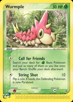 Dragon Wurmple #81 card