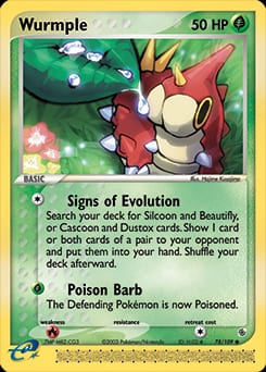 Ruby & Sapphire Wurmple #78 card