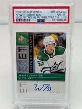 Wyatt Johnston 2022-23 SP Authentic 2002-03 Retro - Autographed Future Watch card