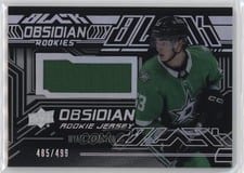 2022-23 SPx UD Black Obsidian Rookies Jersey Wyatt Johnston #ORJ-WJ card