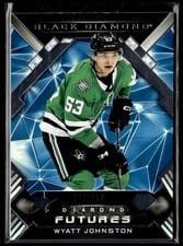 2022-23 Upper Deck Black Diamond Diamond Futures Wyatt Johnston #BDF-WJ card