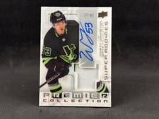 Wyatt Johnston 2022-23 Upper Deck Premier 2003-04 Rookie Autograph Patch card