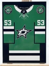 2024-25 Upper Deck Credentials Arena Giveaways - Jerseys Wyatt Johnston #J-WJ card