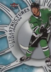 2025-26 Fleer Ultra Ultrastructures Wyatt Johnston #SR 25 of 25 card
