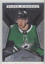 2025-26 Upper Deck Black Diamond Diamond Stars Wyatt Johnston #BDS-WJ card