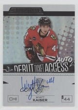 2023-24 Upper Deck Credentials Debut Ticket Access Autograph Wyatt Kaiser #DTAA-WK card