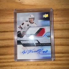 2021-22 Upper Deck Premier Acetate Rookie Autograph Patch Wyatt Kalynuk #AR-WK card
