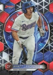 2023 Bowman's Best Top Prospects Wyatt Langford #TP-30 card
