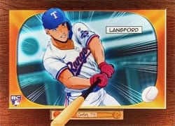2024 Bowman's Best 1955 Bowman Anime Wyatt Langford #BA-19 card