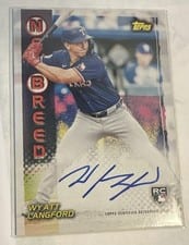Wyatt Langford 2024 Topps Archives 1999 Topps Baseball New Breed Autographs card