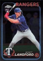 2024 Topps Chrome Update Base Set Wyatt Langford #USC35 card
