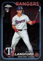 2024 Topps Chrome Update Base Set Wyatt Langford #USC37 card
