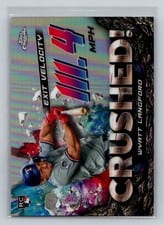 2024 Topps Chrome Update Crushed! Wyatt Langford #CR-25 card