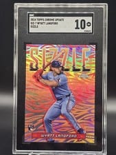2024 Topps Chrome Update Sizzle Wyatt Langford #SIZ-7 card