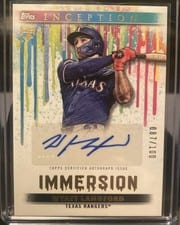 2024 Topps Inception Immersion Autographs Wyatt Langford #IA-WL card