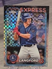 2024 Topps Pro Debut Chrome Wyatt Langford #PDC-95 card