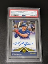 2024 Topps Transcendent Collection Icon Chrome Autographs Wyatt Langford #TCBA-WL card