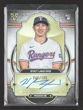 Wyatt Langford 2024 Topps Triple Threads Rookie Autograph #RA-WL
