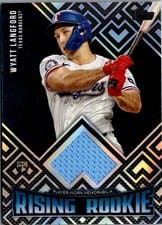 2024 Topps Update Rising Rookies Relics Wyatt Langford #RRR-WL card