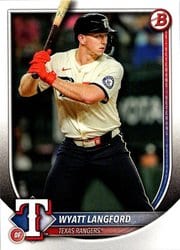 2025 Bowman Base Set Wyatt Langford #33 card
