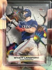 2025 Finest Smashing Through Wyatt Langford #S-21 card