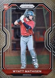2021 Panini Prizm Base Set Wyatt Mathisen #84 card