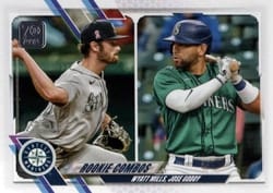 2021 Topps Update Base Set Wyatt Mills / Jose Godoy #US80 card