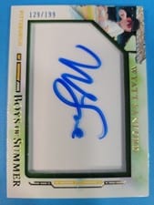 2025 Panini Boys of Summer Jumbo Acetate Signatures Wyatt Sanford #37 card