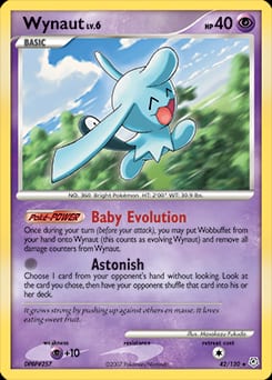 Diamond & Pearl Wynaut #42 card