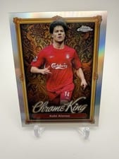 2025 Topps Premier League Chrome King Xabi Alonso Emerald Refractor #CK-11 card