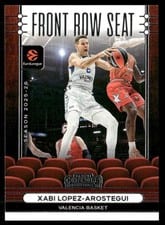 2025-26 Panini Contenders EuroLeague Front Row Seat Xabi Lopez-Arostegui #15 card