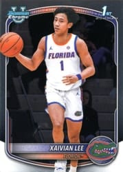 2025-26 Bowman Chrome Prospects Xaivian Lee #BCP-28 card