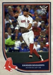 2018 Topps Big League Base Set Xander Bogaerts #134 card