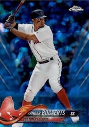 2018 Topps Chrome Sapphire Edition Base Set Xander Bogaerts #502 card
