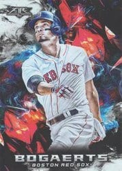 2018 Topps Fire Base Set Xander Bogaerts #6 card