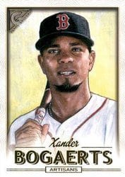2018 Topps Gallery Base Set Xander Bogaerts #166 card