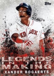 2018 Topps Update Legends in the Making Xander Bogaerts #LITM-23 card