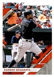 2019 Donruss Base Set Xander Bogaerts #197 card