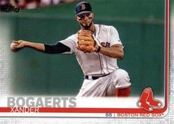 2019 Topps Base Set Xander Bogaerts #167 card