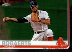 2019 Topps Chrome Base Set Xander Bogaerts #96 card