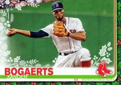 2019 Topps Holiday Base Set Xander Bogaerts #HW123 card