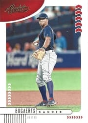 2020 Panini Absolute Base Set Xander Bogaerts #54 card