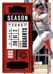 2020 Panini Contenders Base Set Xander Bogaerts #15 card