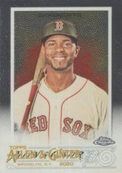 2020 Topps Allen & Ginter Chrome Base Set Xander Bogaerts #78 card