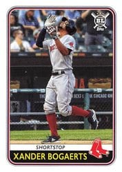 2020 Topps Big League Base Set Xander Bogaerts #90 card