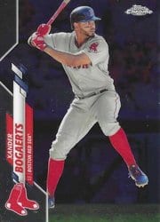 2020 Topps Chrome Base Set Xander Bogaerts #137 card