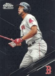 2020 Topps Chrome Black Base Set Xander Bogaerts #23 card