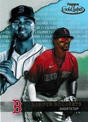 2020 Topps Gold Label Base Set Xander Bogaerts #15 card